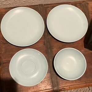Marcrest Melmac Vintage  Light Blue Dinnerware Pieces
